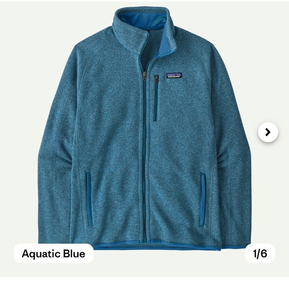 Patagonia Navy Full-Zip Fleece Jacket - Picture 2 of 14